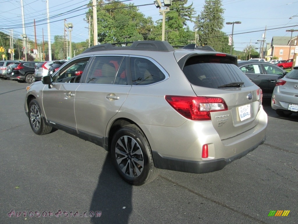 2016 Outback 2.5i Limited - Tungsten Metallic / Warm Ivory photo #8