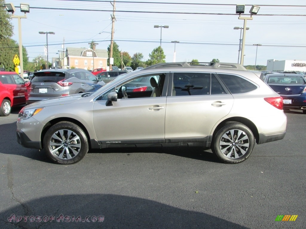 2016 Outback 2.5i Limited - Tungsten Metallic / Warm Ivory photo #9