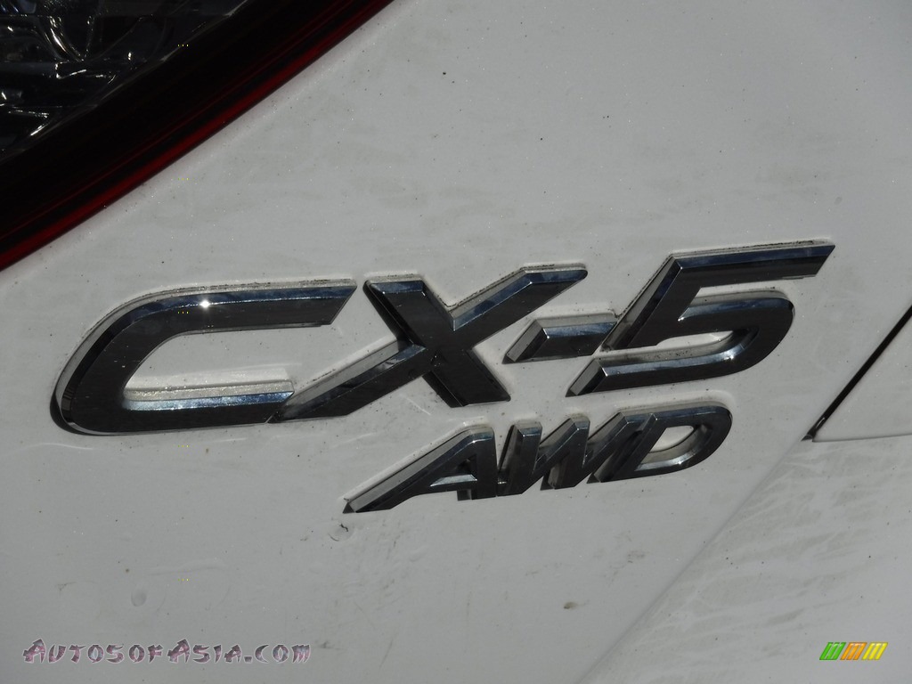 2014 CX-5 Grand Touring AWD - Crystal White Pearl Mica / Black photo #10
