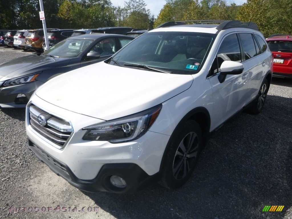 2018 Outback 2.5i Limited - Crystal White Pearl / Titanium Gray photo #5