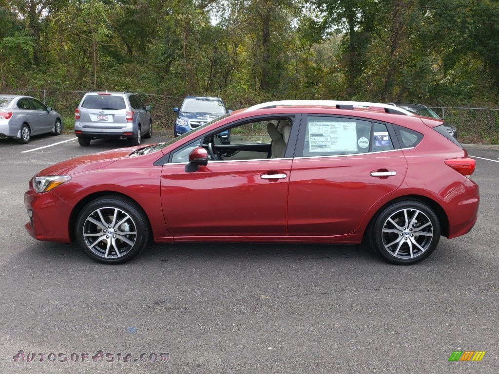 2019 Impreza 2.0i Limited 5-Door - Lithium Red Pearl / Ivory photo #3