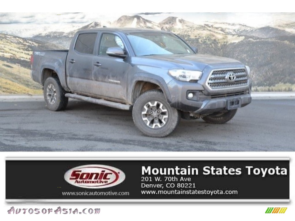 2017 Tacoma TRD Off Road Double Cab 4x4 - Magnetic Gray Metallic / Cement Gray photo #1