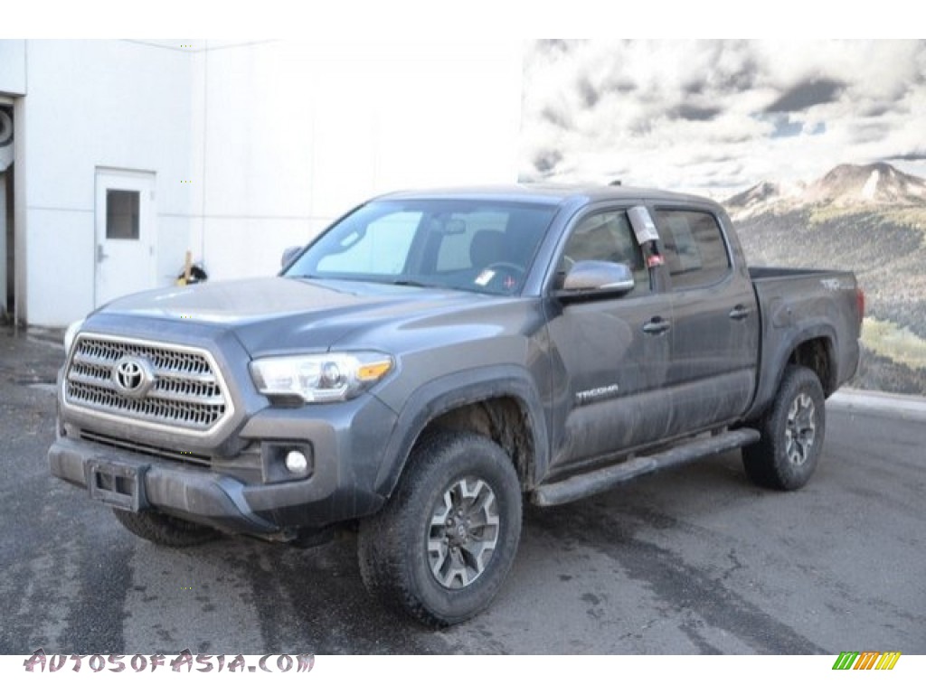 2017 Tacoma TRD Off Road Double Cab 4x4 - Magnetic Gray Metallic / Cement Gray photo #2
