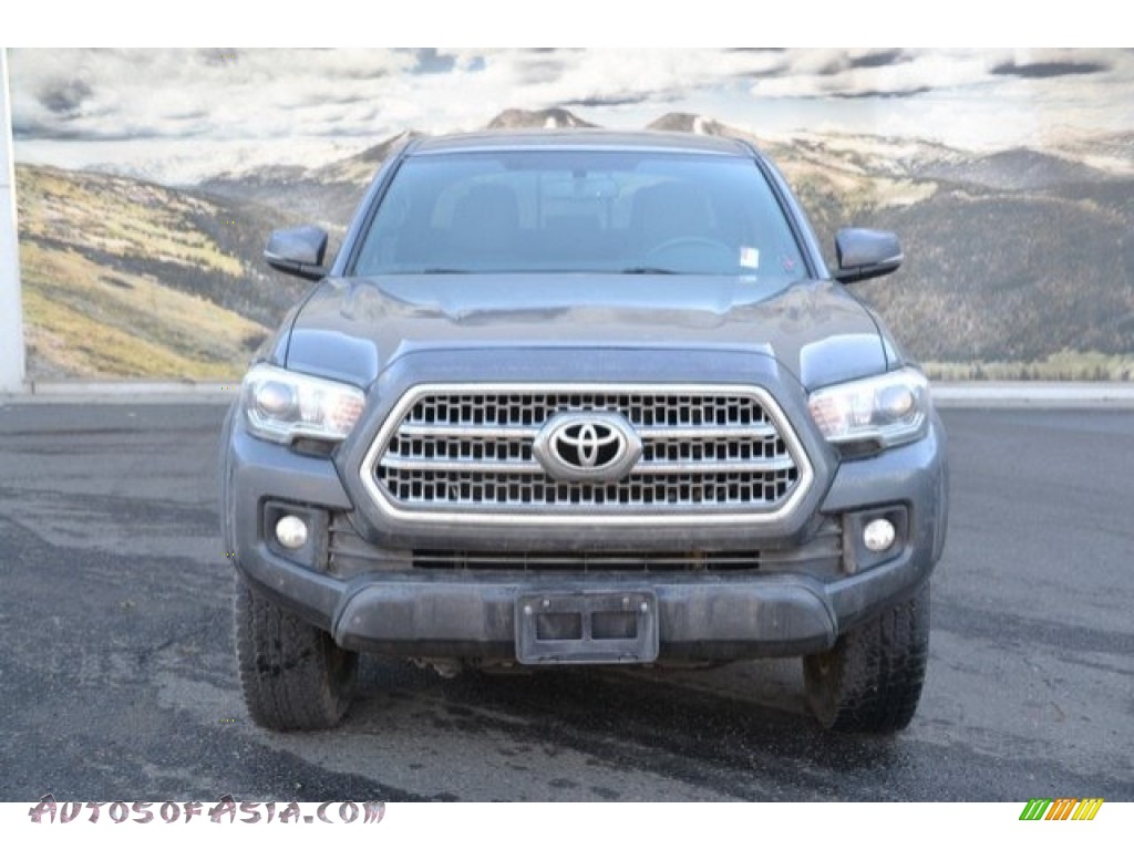 2017 Tacoma TRD Off Road Double Cab 4x4 - Magnetic Gray Metallic / Cement Gray photo #8