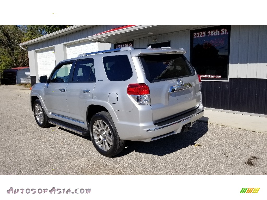2013 4Runner Limited 4x4 - Classic Silver Metallic / Black Leather photo #4