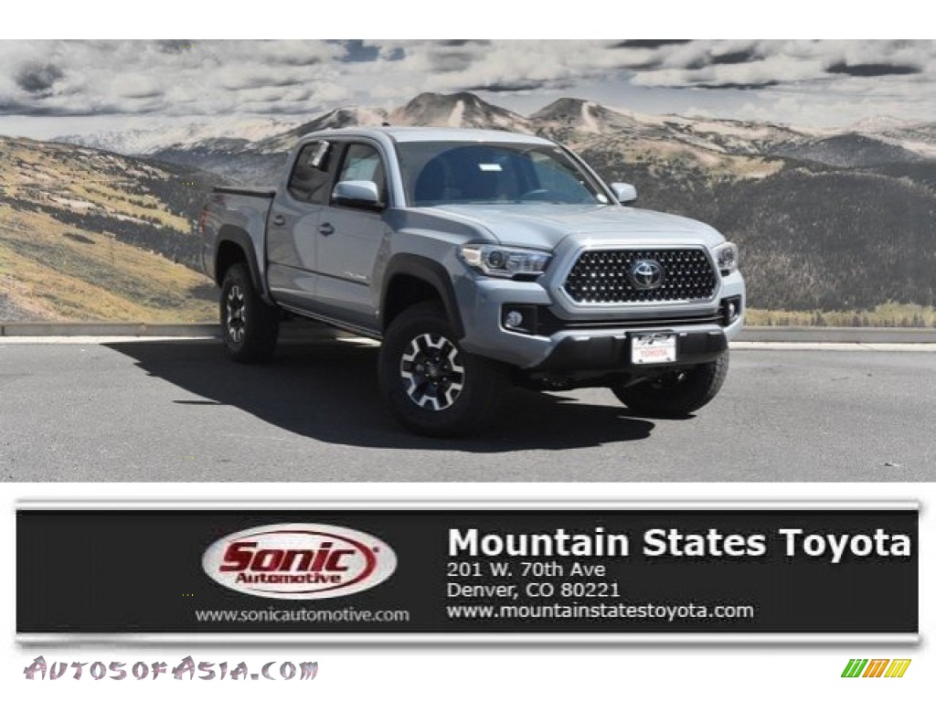 2018 Tacoma TRD Off Road Double Cab 4x4 - Cement / Cement Gray photo #1