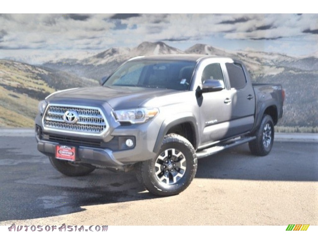 2017 Tacoma TRD Off Road Double Cab 4x4 - Magnetic Gray Metallic / Cement Gray photo #5