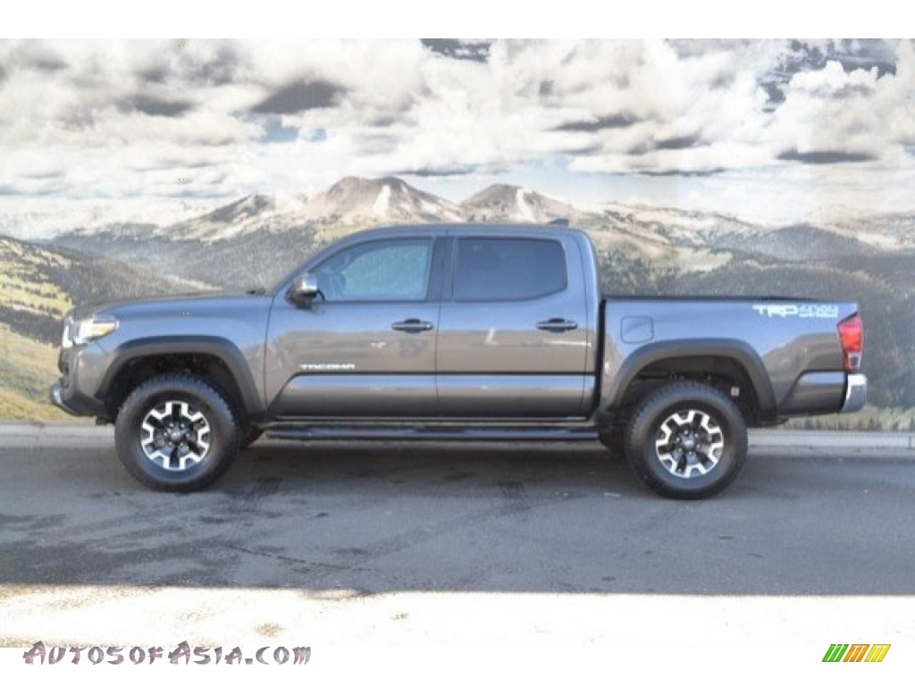 2017 Tacoma TRD Off Road Double Cab 4x4 - Magnetic Gray Metallic / Cement Gray photo #6