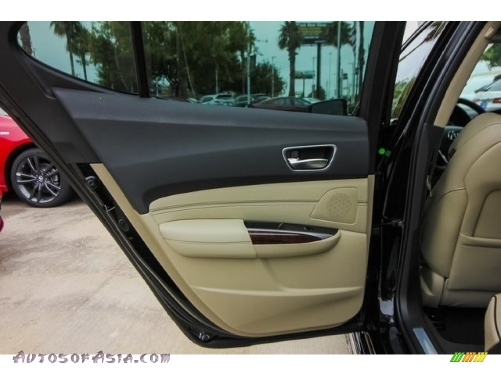 2019 TLX V6 SH-AWD Technology Sedan - Crystal Black Pearl / Parchment photo #17