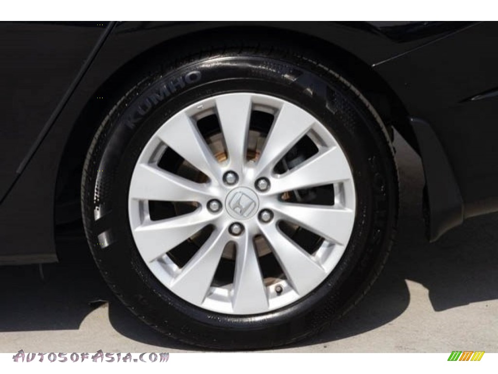 2013 Accord EX Sedan - Crystal Black Pearl / Black photo #36