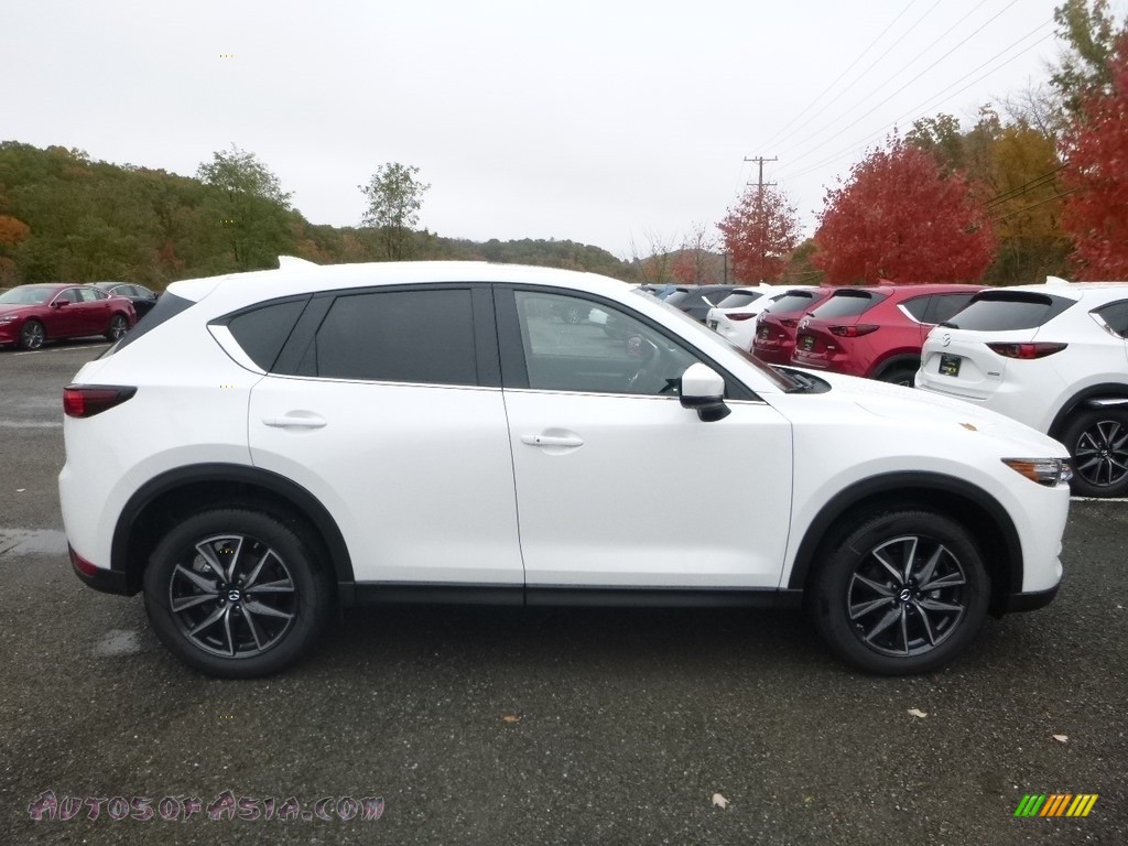 Snowflake White Pearl Mica / Black Mazda CX-5 Touring AWD