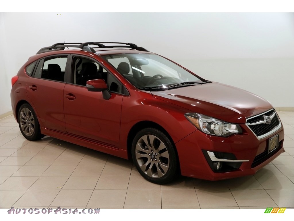 Venetian Red Pearl / Black Subaru Impreza 2.0i Sport Premium