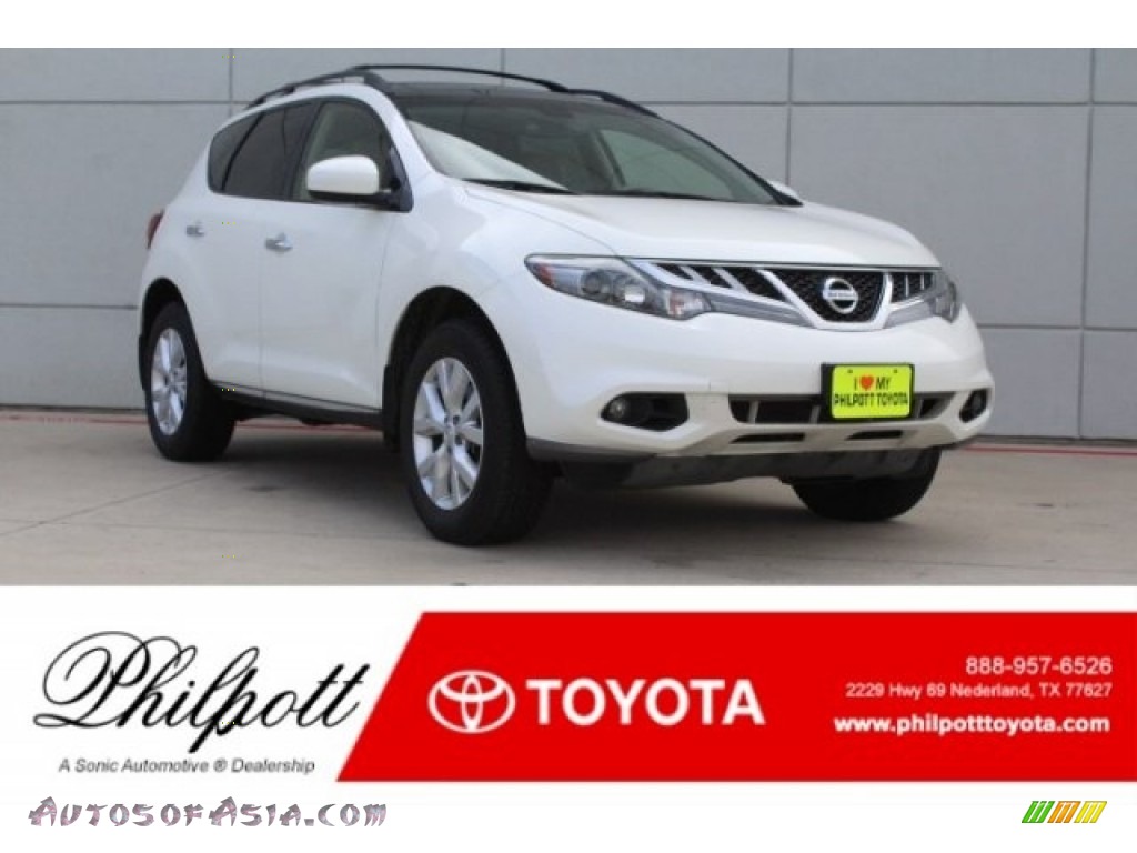 Pearl White / Beige Nissan Murano SL