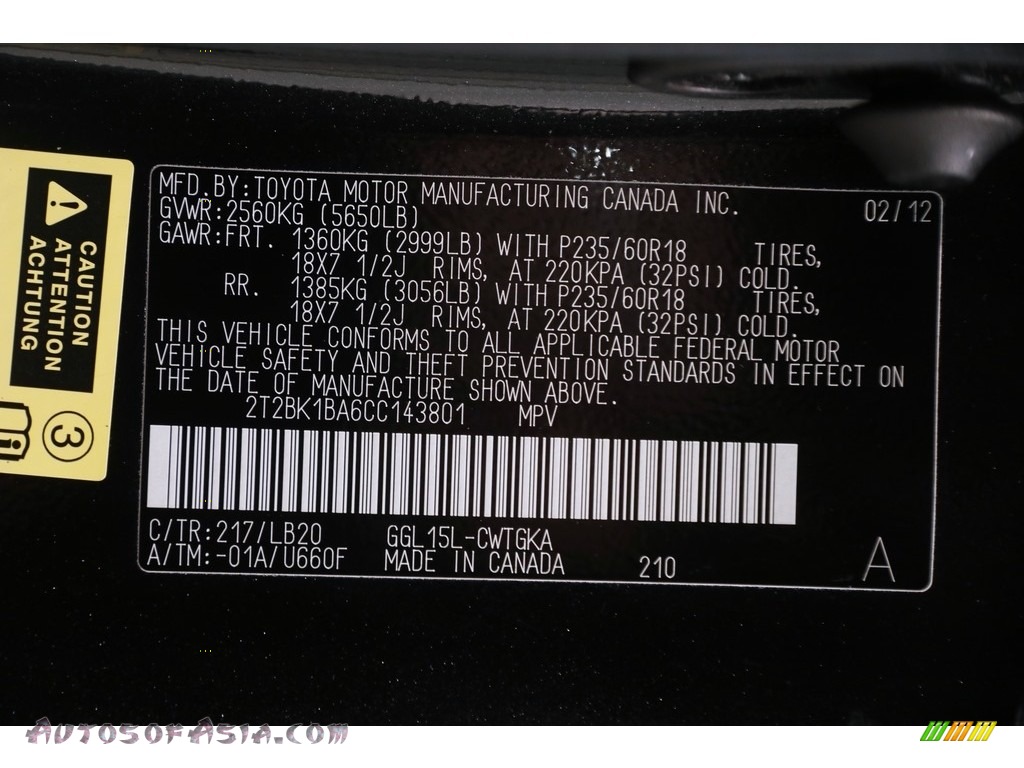 2012 RX 350 AWD - Stargazer Black / Black photo #22