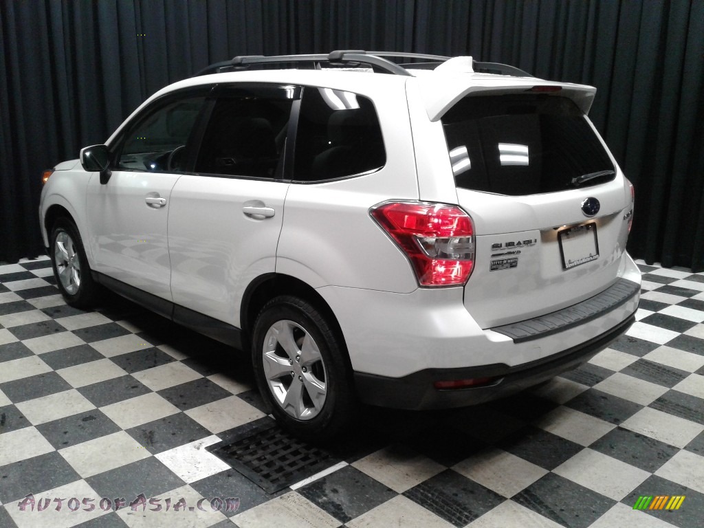 2016 Forester 2.5i Limited - Crystal White Pearl / Gray photo #8