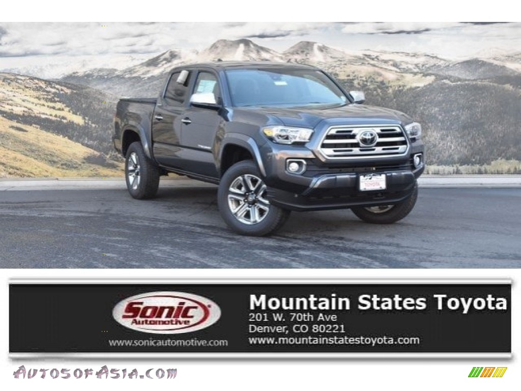 Magnetic Gray Metallic / Cement Gray Toyota Tacoma Limited Double Cab 4x4