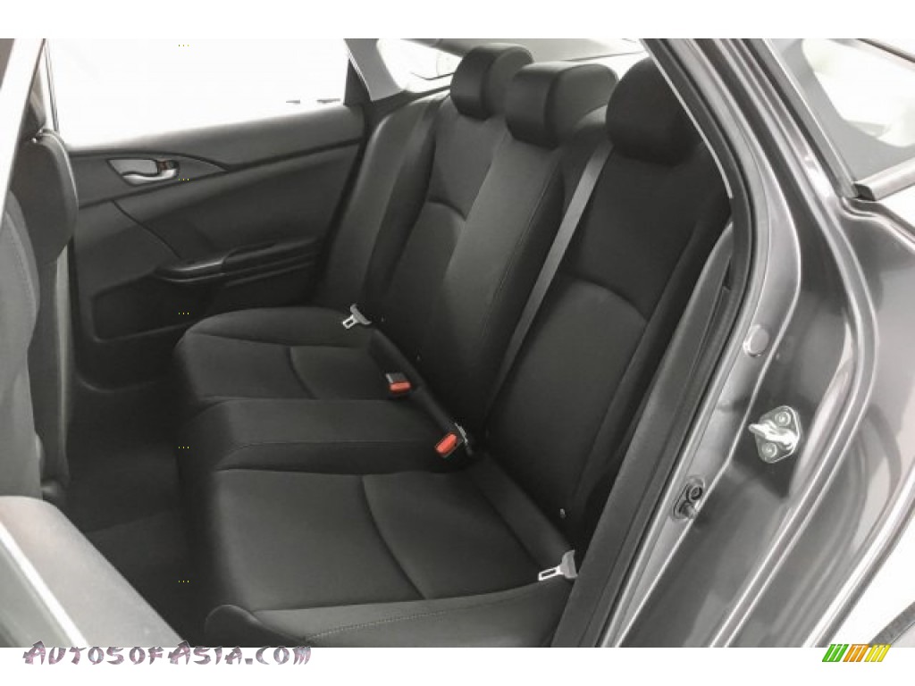 2017 Civic LX Sedan - Sonic Gray Pearl / Black photo #26