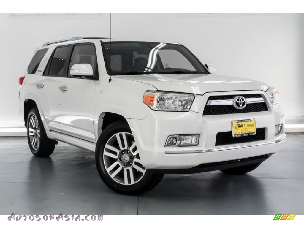 2011 4Runner Limited - Blizzard White Pearl / Black Leather photo #14