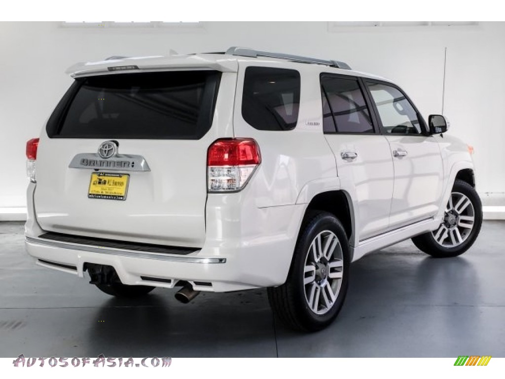2011 4Runner Limited - Blizzard White Pearl / Black Leather photo #16