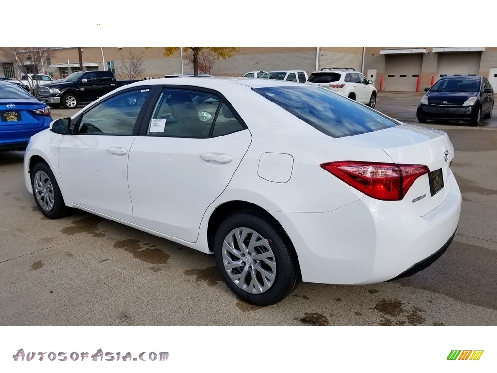 2019 Corolla LE - Super White / Ash/Dark Gray photo #2 2019 Corolla LE - Super White / Ash/Dark Gray photo #2