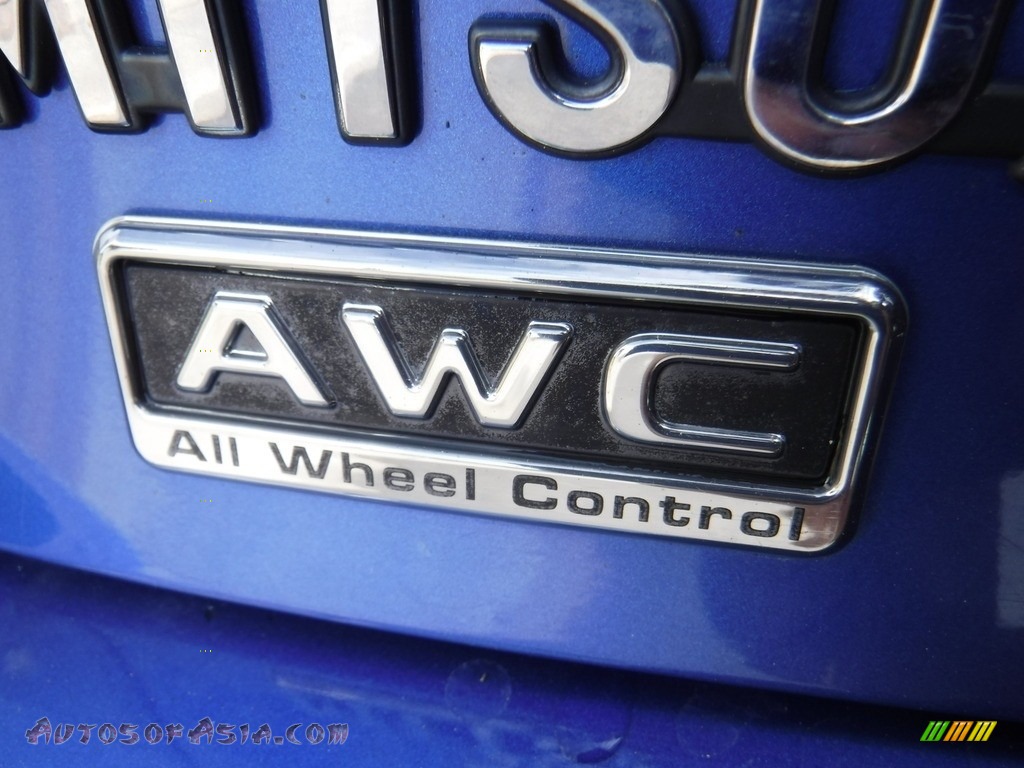 2012 Lancer SE AWD - Octane Blue Pearl / Black photo #8