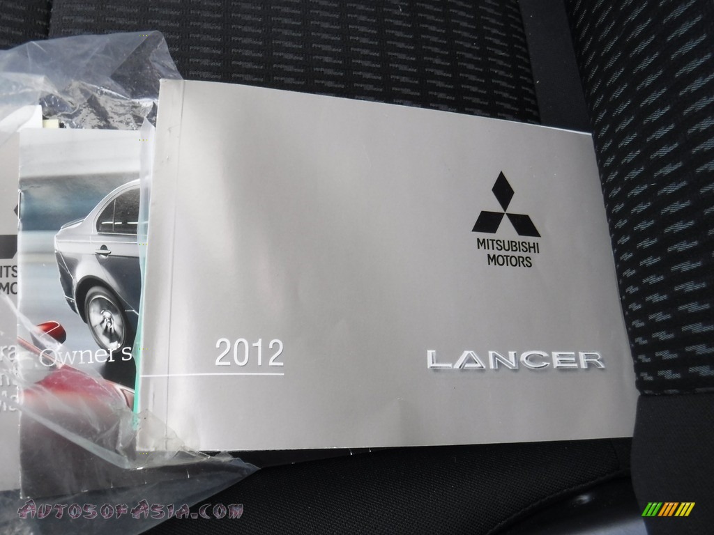 2012 Lancer SE AWD - Octane Blue Pearl / Black photo #21