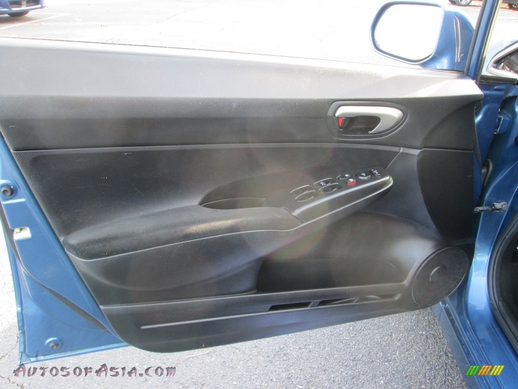 2010 Civic LX-S Sedan - Atomic Blue Metallic / Black photo #13