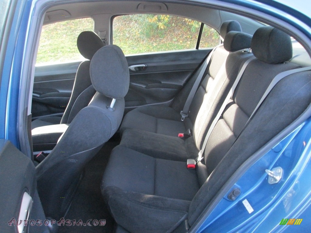 2010 Civic LX-S Sedan - Atomic Blue Metallic / Black photo #20
