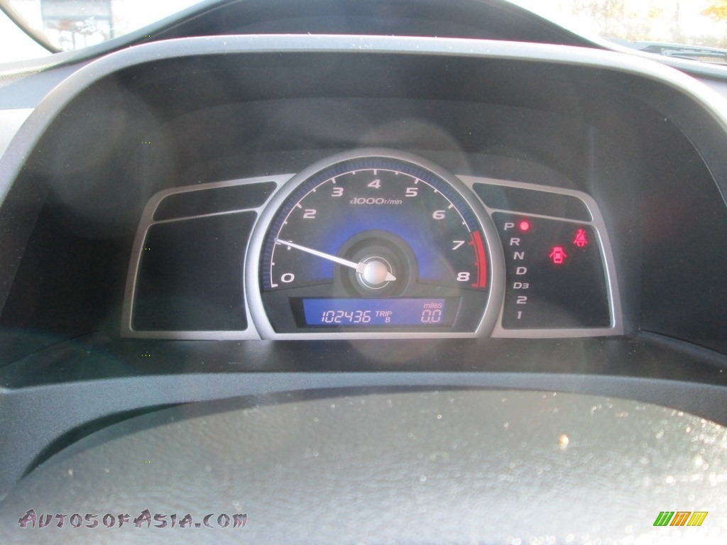 2010 Civic LX-S Sedan - Atomic Blue Metallic / Black photo #27