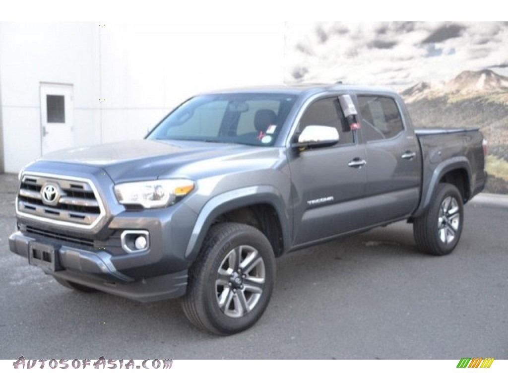 2017 Tacoma Limited Double Cab 4x4 - Magnetic Gray Metallic / Limited Hickory photo #2