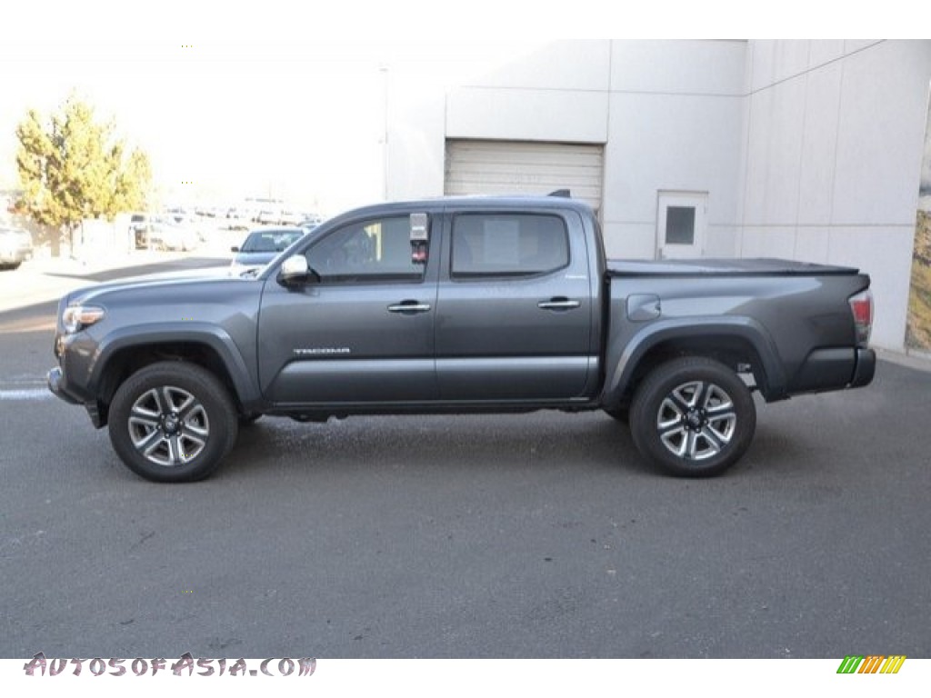 2017 Tacoma Limited Double Cab 4x4 - Magnetic Gray Metallic / Limited Hickory photo #3