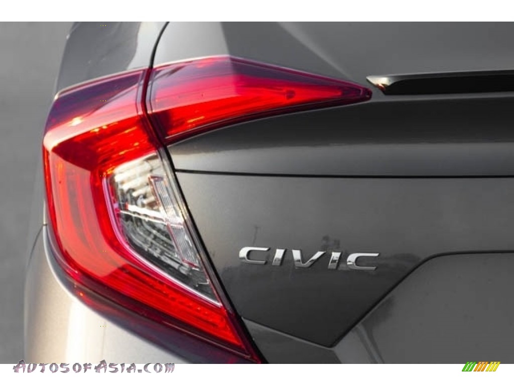 2019 Civic Sport Sedan - Modern Steel Metallic / Black photo #7