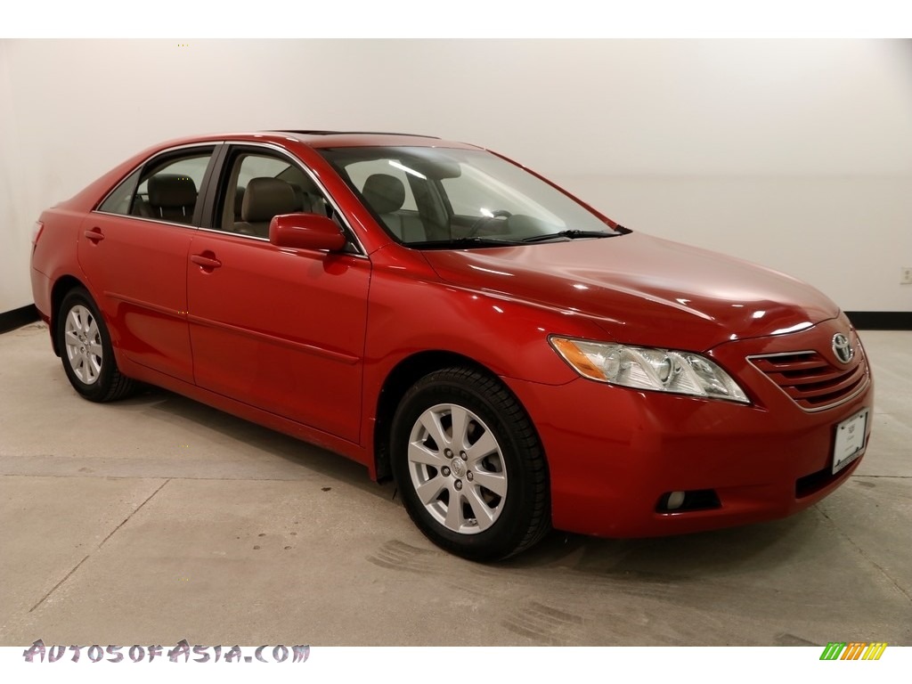 Barcelona Red Metallic / Bisque Toyota Camry XLE V6
