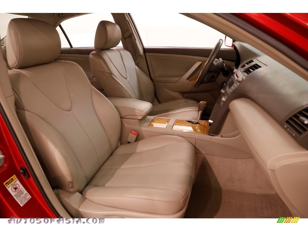 2007 Camry XLE V6 - Barcelona Red Metallic / Bisque photo #11