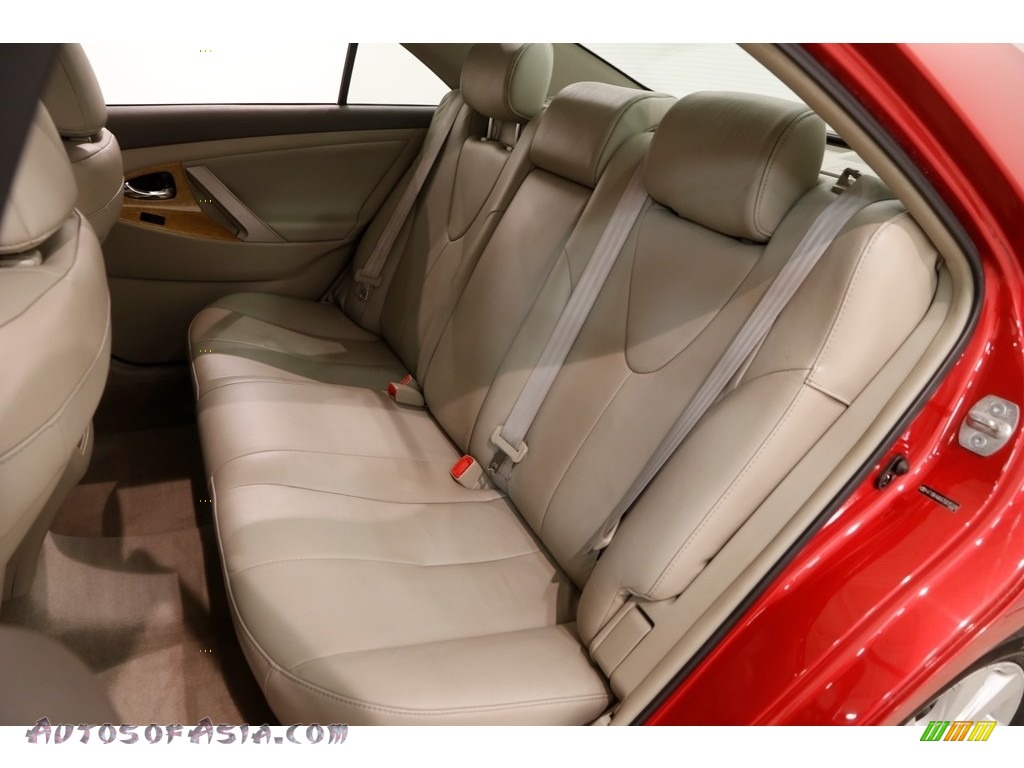 2007 Camry XLE V6 - Barcelona Red Metallic / Bisque photo #13