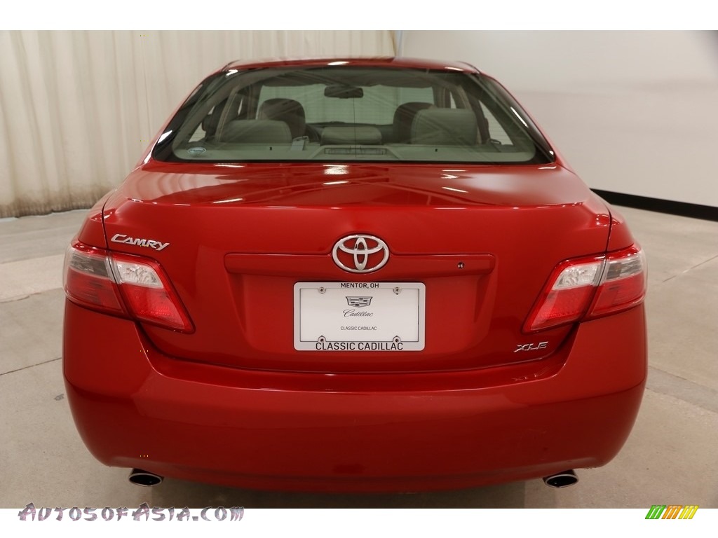 2007 Camry XLE V6 - Barcelona Red Metallic / Bisque photo #14