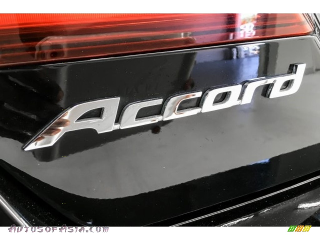 2016 Accord Sport Sedan - Crystal Black Pearl / Black photo #7