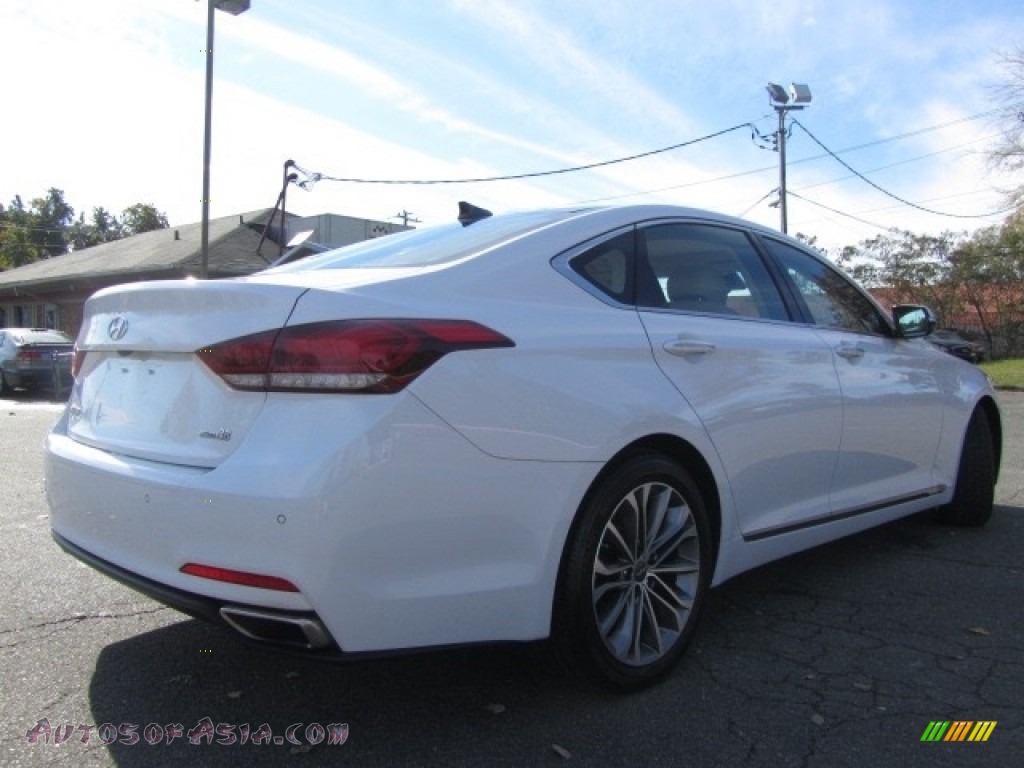 2015 Genesis 3.8 Sedan - Casablanca White / Beige photo #10