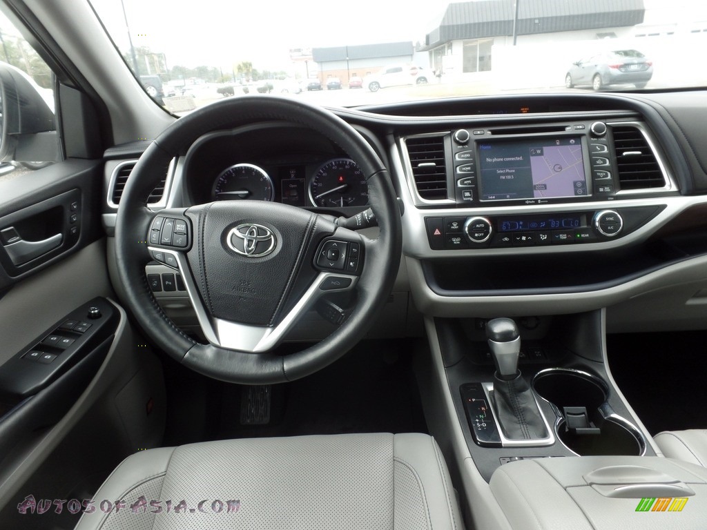 2015 Highlander Limited AWD - Blizzard Pearl White / Ash photo #15