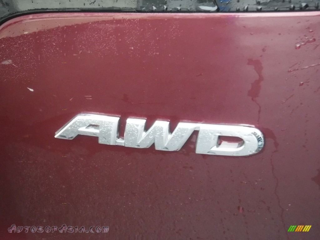 2013 CR-V LX AWD - Basque Red Pearl II / Gray photo #10