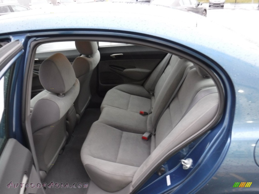 2010 Civic LX Sedan - Atomic Blue Metallic / Gray photo #16