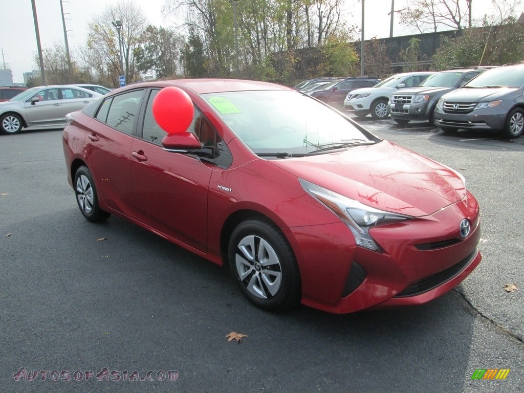 2016 Prius Four Touring - Hypersonic Red / Harvest Beige photo #4