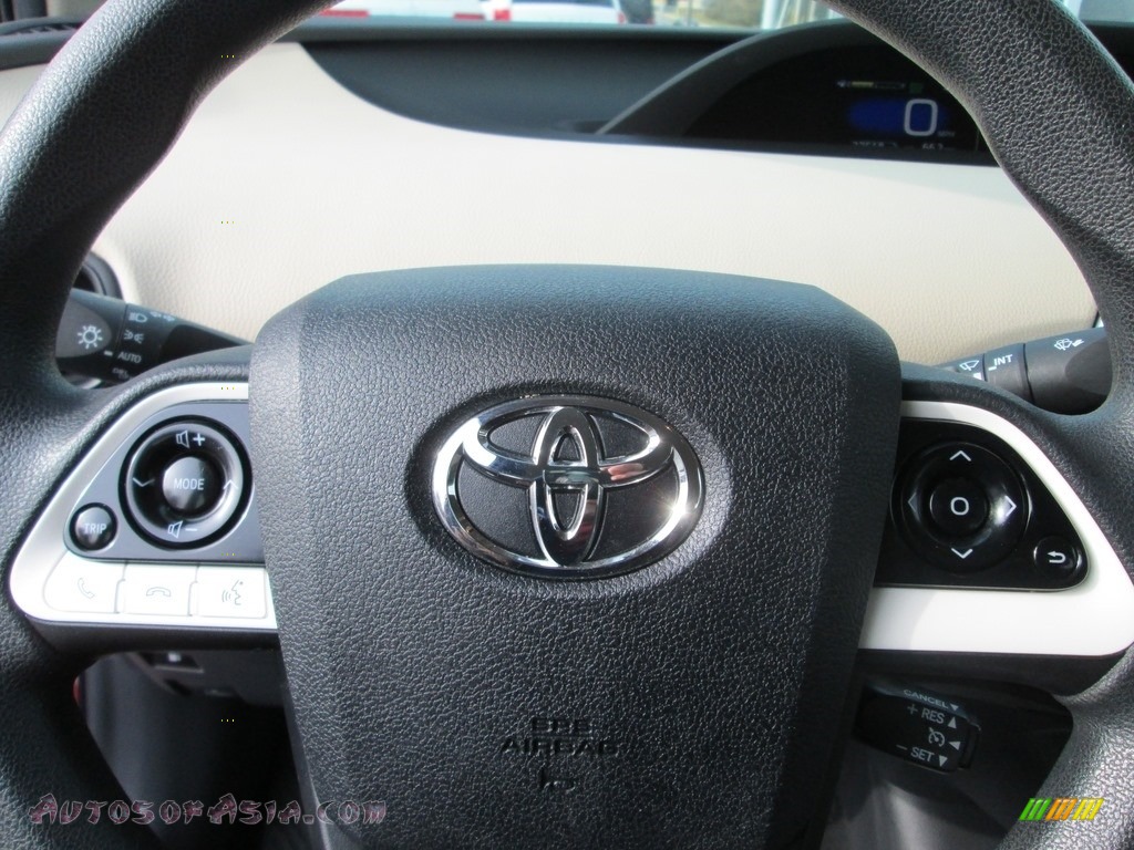 2016 Prius Four Touring - Hypersonic Red / Harvest Beige photo #11