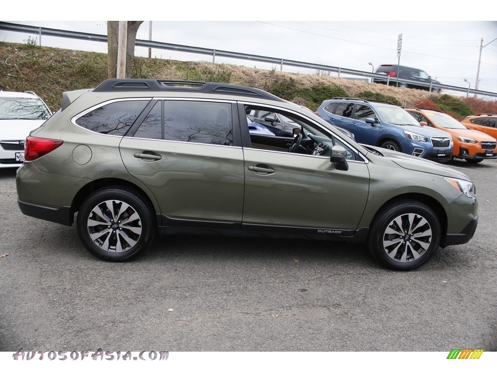 2017 Outback 2.5i Limited - Wilderness Green Metallic / Warm Ivory photo #5