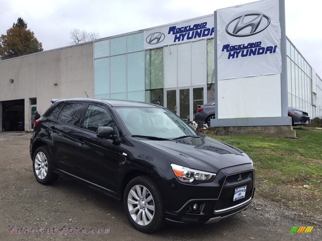 2011 Outlander Sport SE 4WD - Labrador Black Pearl / Black photo #1