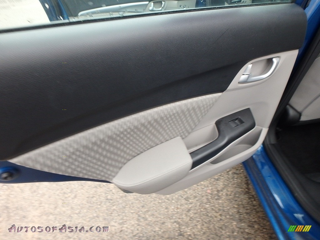 2015 Civic EX Sedan - Dyno Blue Pearl / Black photo #18