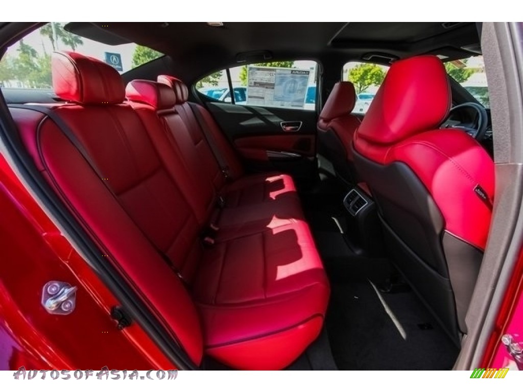 2019 TLX V6 A-Spec Sedan - San Marino Red / Red photo #21