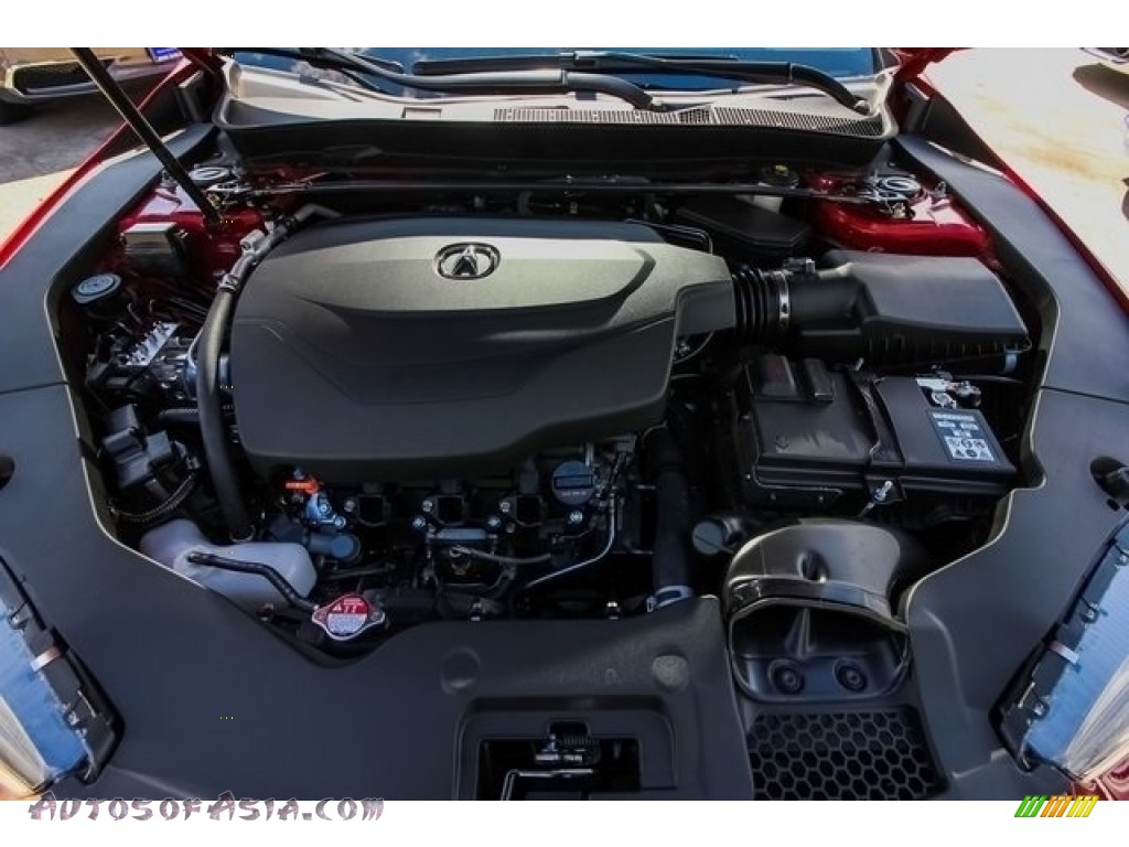 2019 TLX V6 A-Spec Sedan - San Marino Red / Red photo #24