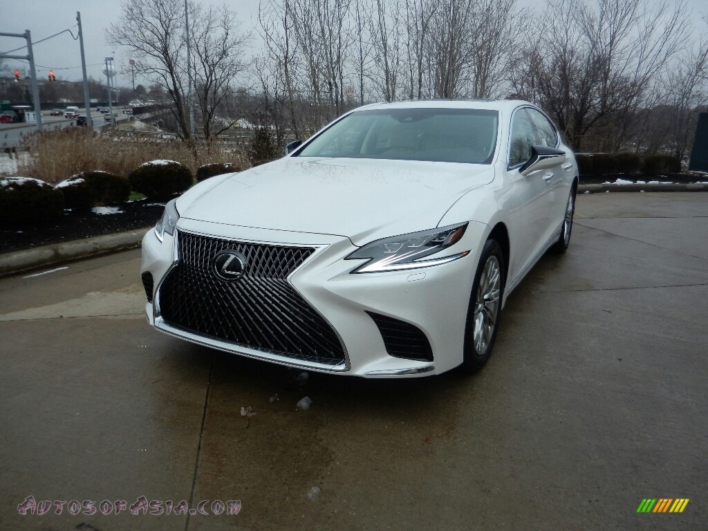 2019 LS 500 AWD - Eminent White Pearl / Parchment photo #1