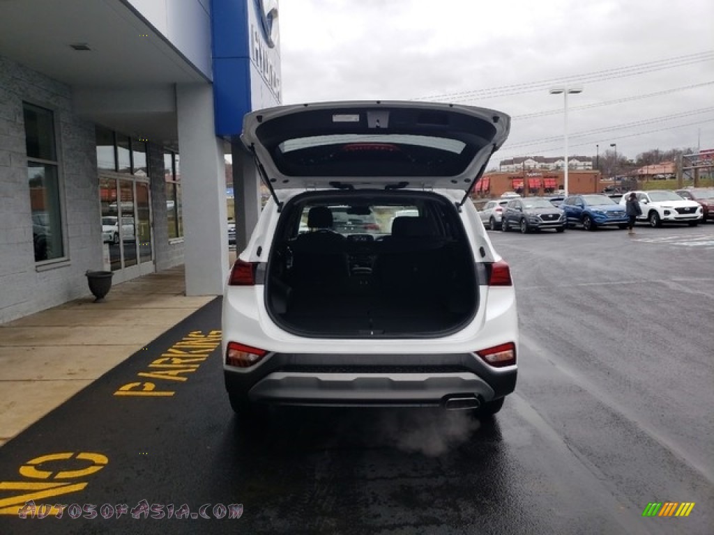 2019 Santa Fe SE AWD - Quartz White / Black photo #12